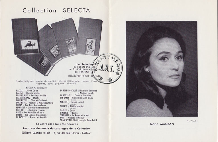 Les programmes de Théatre de l\